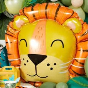 Balão Foil Selva Cabeça Leão 81cm