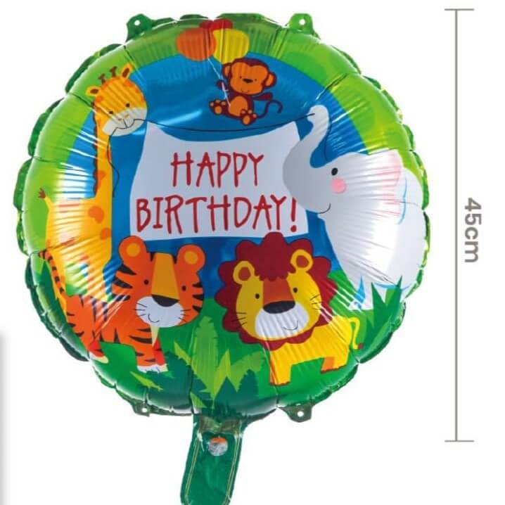Balão Foil Animais da Selva 45cm - Image 2