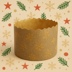 10 Formas de Papel para Panetone 1Kg