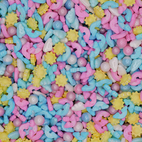 Decoração de Açúcar Mix Arco Íris 70g - Image 2