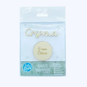 2 Apliques para Bolo Crisma