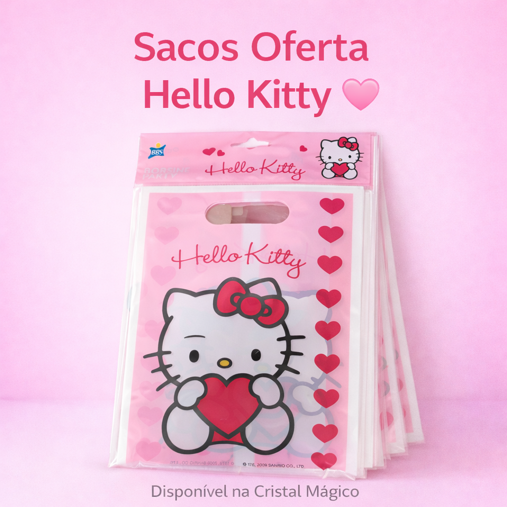 6 Sacos de Lembrança Hello Kitty - Image 2