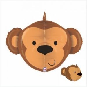 Balão Shape Multi-Sided Selva Macaco 69cm