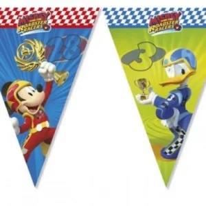 Bandeirola Mickey Super Pilotos