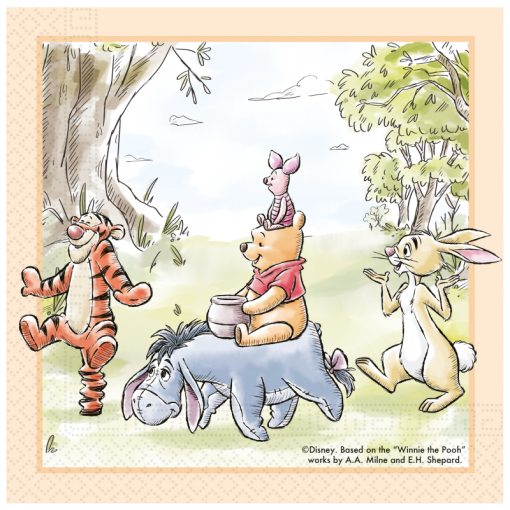 20 Guardanapos Winnie the Pooh 33cm - Image 2